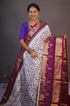 PANHIDSS4D28BNCC06- Ikat silk saree