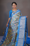 PANHIDSS5J11BNDC11- Ikat silk saree