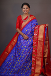 PANHIDSS5J11BNDC24- Ikat silk saree