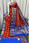 PASKKBRS4V05FSCD09- Kanchi border Ikat silk saree