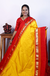 PRKSILWS4V14XZDC08- light weight Ikat silk saree