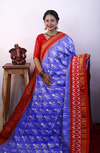 PRKSILWS4V04XZCC22- light weight Ikat silk saree