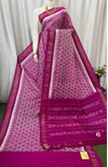 PASKILWS4V20XDDC14- light weight Ikat silk saree