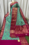 PASKKBRS4V20FSDD10- Kanchi border Ikat silk saree