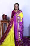 PRKSILWS4V27XEDC40- light weight Ikat silk saree