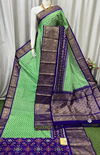 PASKKBRS4V20FSDD08- Kanchi border Ikat silk saree