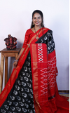 PRKSILWS4V27XEDC17- light weight Ikat silk saree