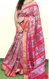 PGMRIDSS5J10NICD52- Ikat silk saree