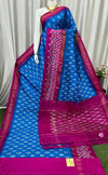 PASKILWS4D11XZCD08- light weight Ikat silk saree