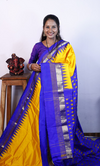 PRKSILWS4D13XSCD09- light weight Ikat silk saree