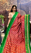 PSRGILWS4S20XDCD12- light weight Ikat silk saree