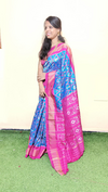 PGMRIDSS5J06TSCC11- Ikat silk saree