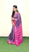 PGMRIDSS5J06TSCC12- Ikat silk saree