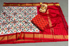 PSRGSDST4V05FFDC08- Ikat Silk dupatta with Ikat sico top