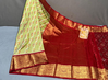 PSRGKBRS5J02FSDC13- Kanchi border Ikat silk saree