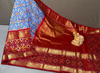 PSRGKBRS5J02FSDC17- Kanchi border Ikat silk saree