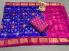 PSRGSDST4O14FSDD45- Ikat sico dupatta with  sico top