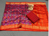 PSRGSDST4V05FFDC44- Ikat Silk dupatta with Ikat sico top