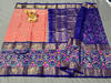 PSRGKBRS4S17FSCD04- Kanchi border Ikat silk saree