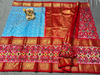 PSRGKBRS4S17FSCD05- Kanchi border Ikat silk saree