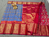 PSRGKBRS4S17FSCD07- Kanchi border Ikat silk saree