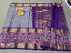 PSRGKBRS4S17FSCD09- Kanchi border Ikat silk saree