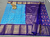 PSRGKBRS4S17FSCD11- Kanchi border Ikat silk saree