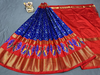 PSRGFSLG4O11SZCD02- Free Size Ikat Silk Lehenga