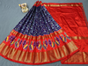 PSRGFSLG4O11SZCD12- Free Size Ikat Silk Lehenga