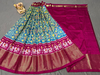 PSRGFSLG4O11SZCD32- Free Size Ikat Silk Lehenga