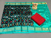 PSRGSDST4O14FSDD01- Ikat sico dupatta with  sico top