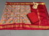 PSRGSDST4O14FSDD10- Ikat sico dupatta with  sico top