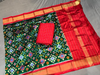 PGMRSDST4V05FSDD17- Ikat Silk dupatta with Ikat sico top