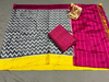 PSRGSDST4V05FFDC15- Ikat Silk dupatta with Ikat sico top