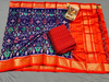 PSRGSDST4V05FFDC23- Ikat Silk dupatta with Ikat sico top