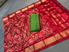 PGMRSDST4V09FSDC10- Ikat Silk dupatta with Ikat sico top