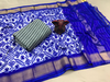 PGMRSDST4V09FSDC22- Ikat Silk dupatta with Ikat sico top