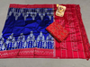 PSRGSDST4V10FFCD36- Ikat Silk dupatta with Ikat sico top