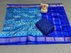 PSRGSDST4V10FFCD63- Ikat Silk dupatta with Ikat sico top