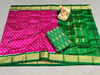 PSRGSDST4V10FFCD68- Ikat Silk dupatta with Ikat sico top