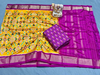 PSRGSDST4V10FFCD85- Ikat Silk dupatta with Ikat sico top