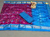 PSRGSDST4V28FFCD41- Ikat Silk dupatta with Ikat sico top