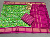 PSRGSDST4D04FFDC59- Ikat Silk dupatta with Ikat sico top