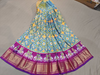 PGMRFSLG4D31SZDC27- Free Size Ikat Silk Lehenga