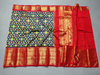 PSSIKBRS5J02FDDC07- Kanchi border Ikat silk saree