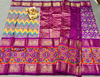 PSRGKBRS4S17FSCD08- Kanchi border Ikat silk saree