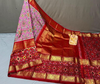 PSRGKBRS5J02FSDC08- Kanchi border Ikat silk saree