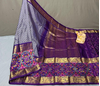 PSRGKBRS4V11FSCD04- Kanchi border Ikat silk saree