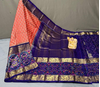 PSRGKBRS4V11FSCD12- Kanchi border Ikat silk saree