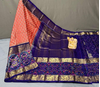 PSRGKBRS4D15FSCD05- Kanchi border Ikat silk saree